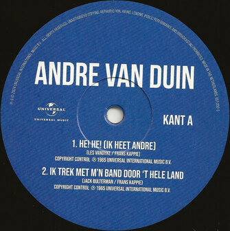 Andr&eacute; van Duin - He He (Ik Heet Andr&eacute;) / Stoelen Stoelen (10&quot; RECORD STORE DAY)