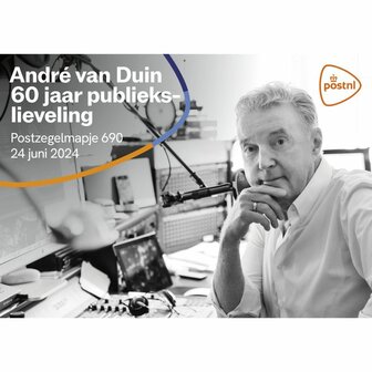 Andr&eacute; van Duin - 60 Jaar Publiekslieveling (Postzegelmapje Nr 690)